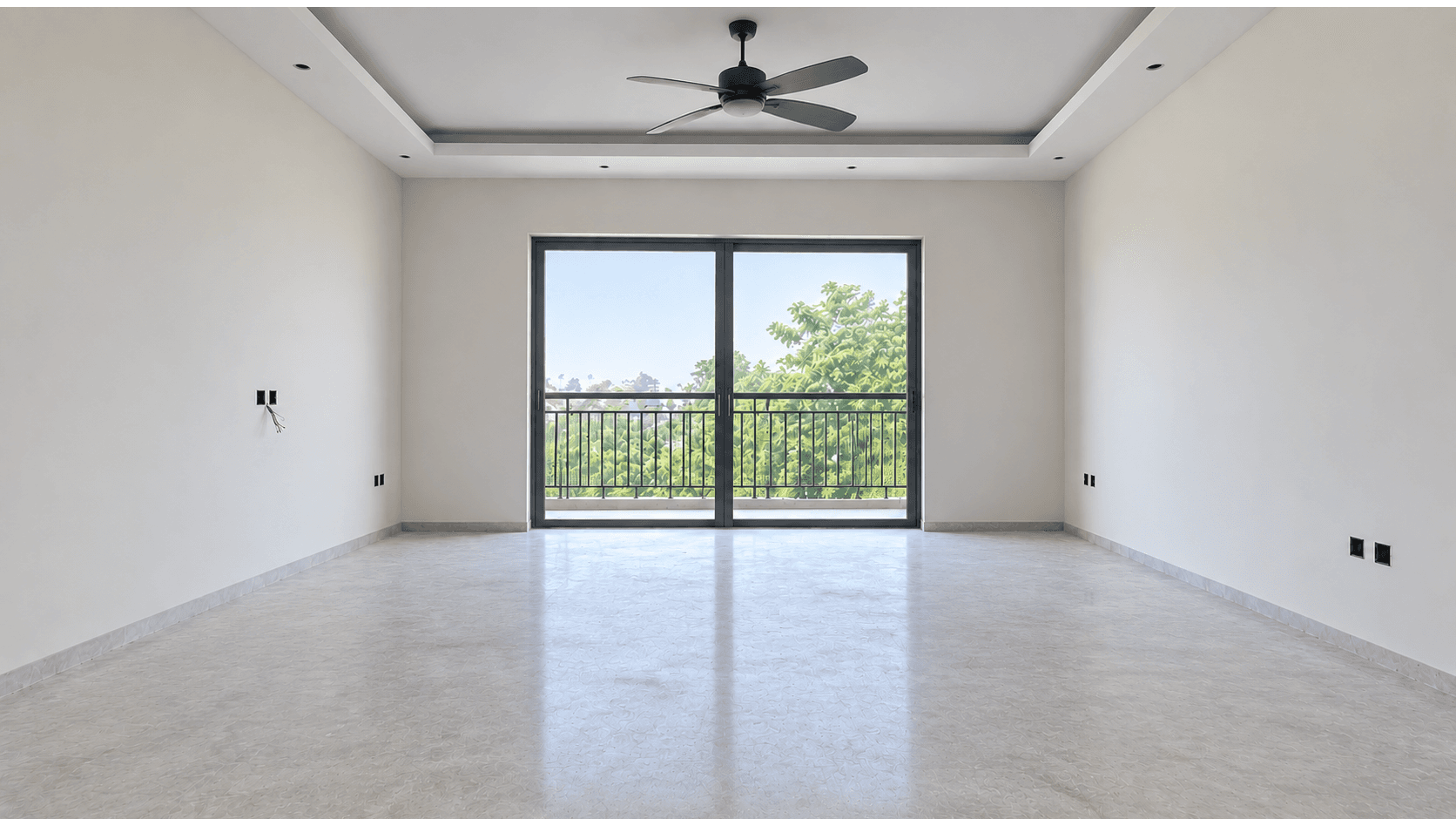 Raw Living Room Before Renovation